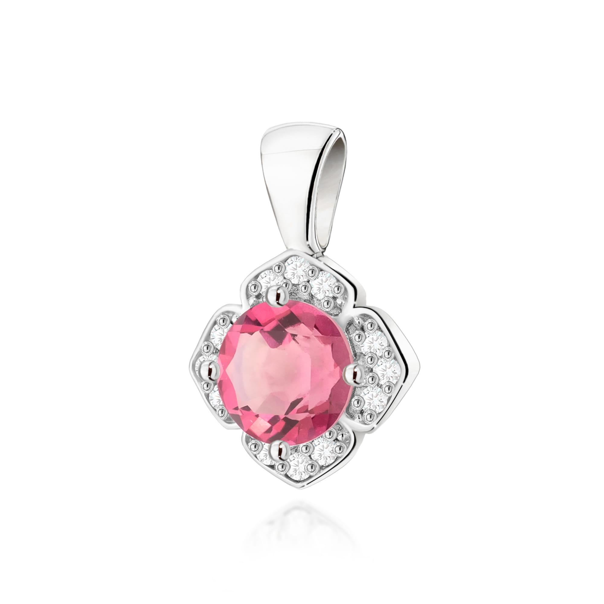 Zawieszka Z0571 Różowy Topaz 0