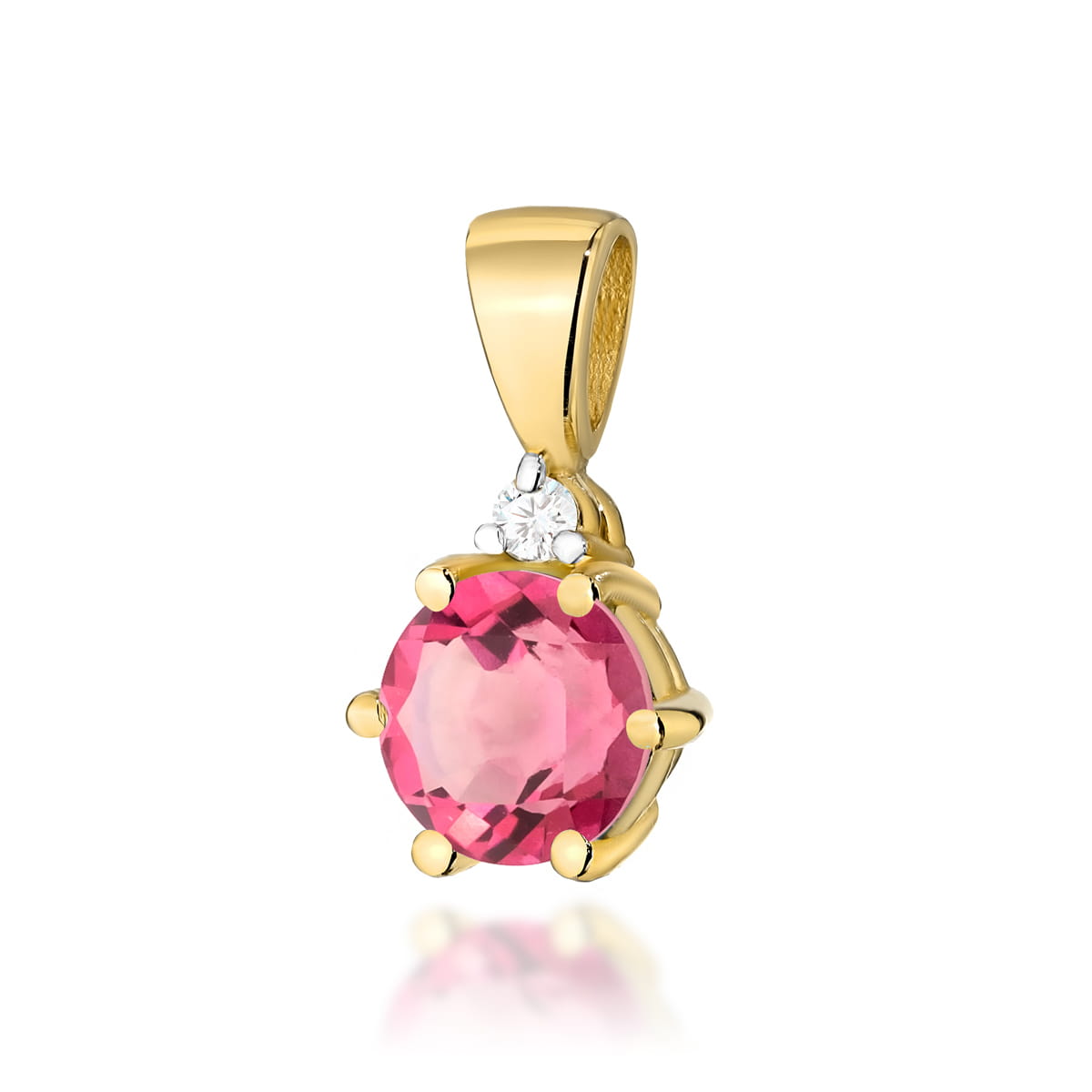 Zawieszka Z076 Różowy Topaz 0
