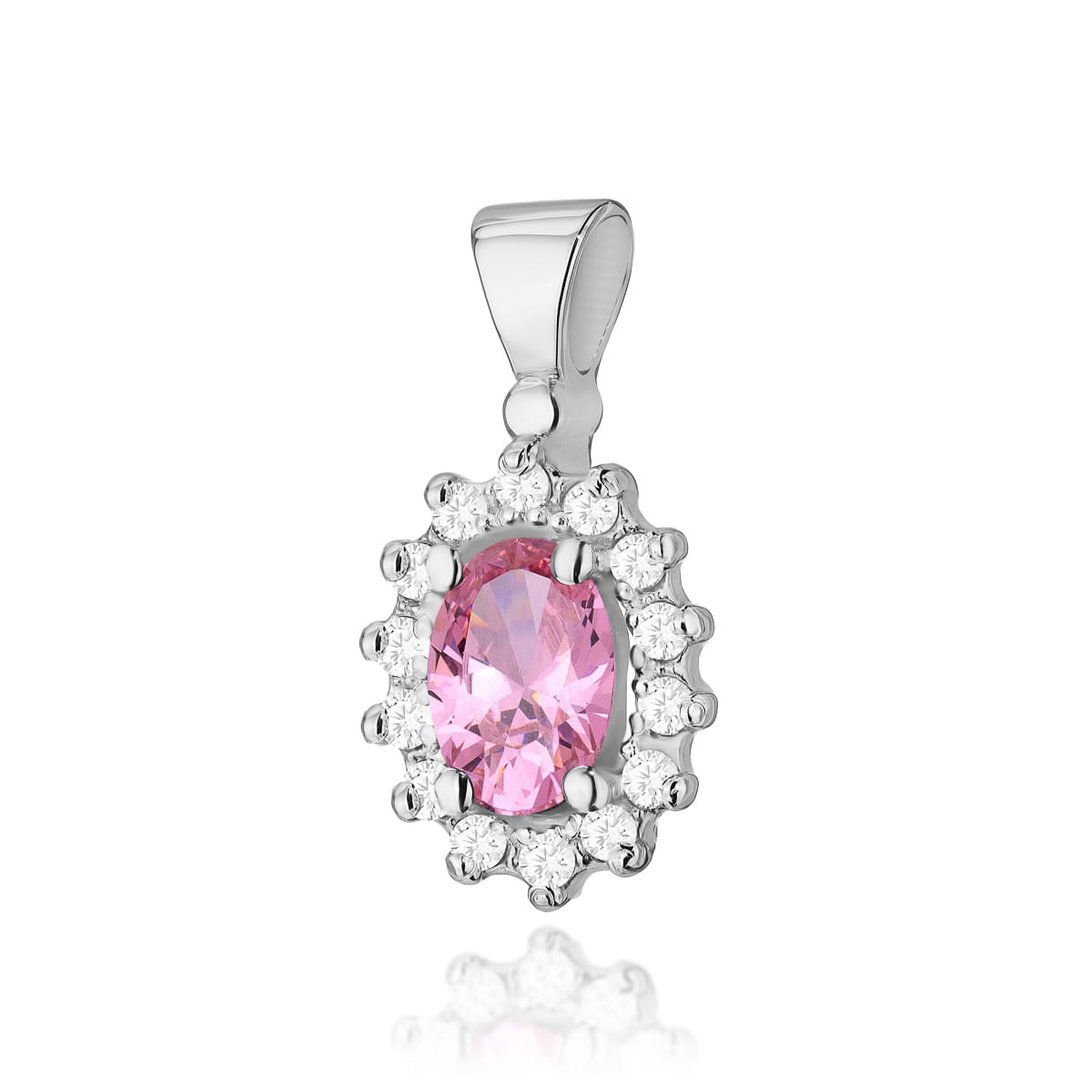 Zawieszka Z182 Różowy Topaz 0