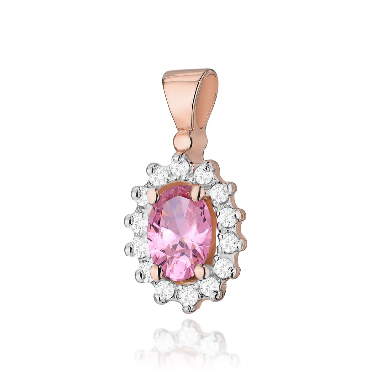 Zawieszka Z182 Różowy Topaz 0
