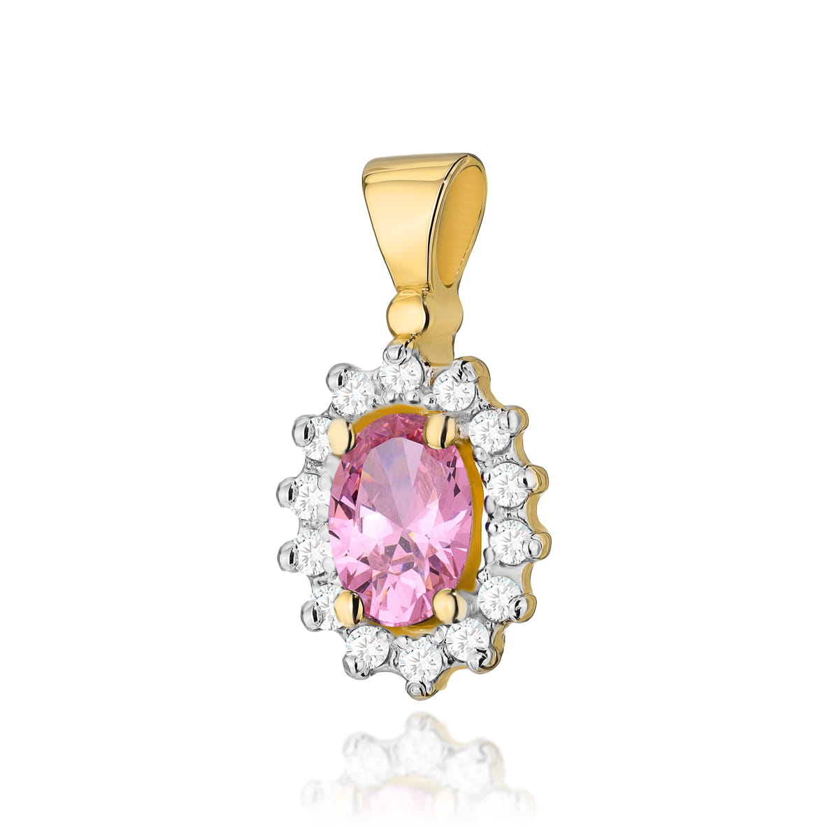 Zawieszka Z182 Różowy Topaz 0