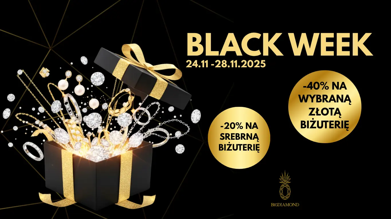 Black Friday biżuteria BigDIAMOND Kraków – luksusowa złota i srebrna biżuteria