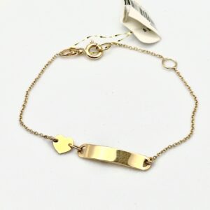 14k Gold children's bracelet for engraving
