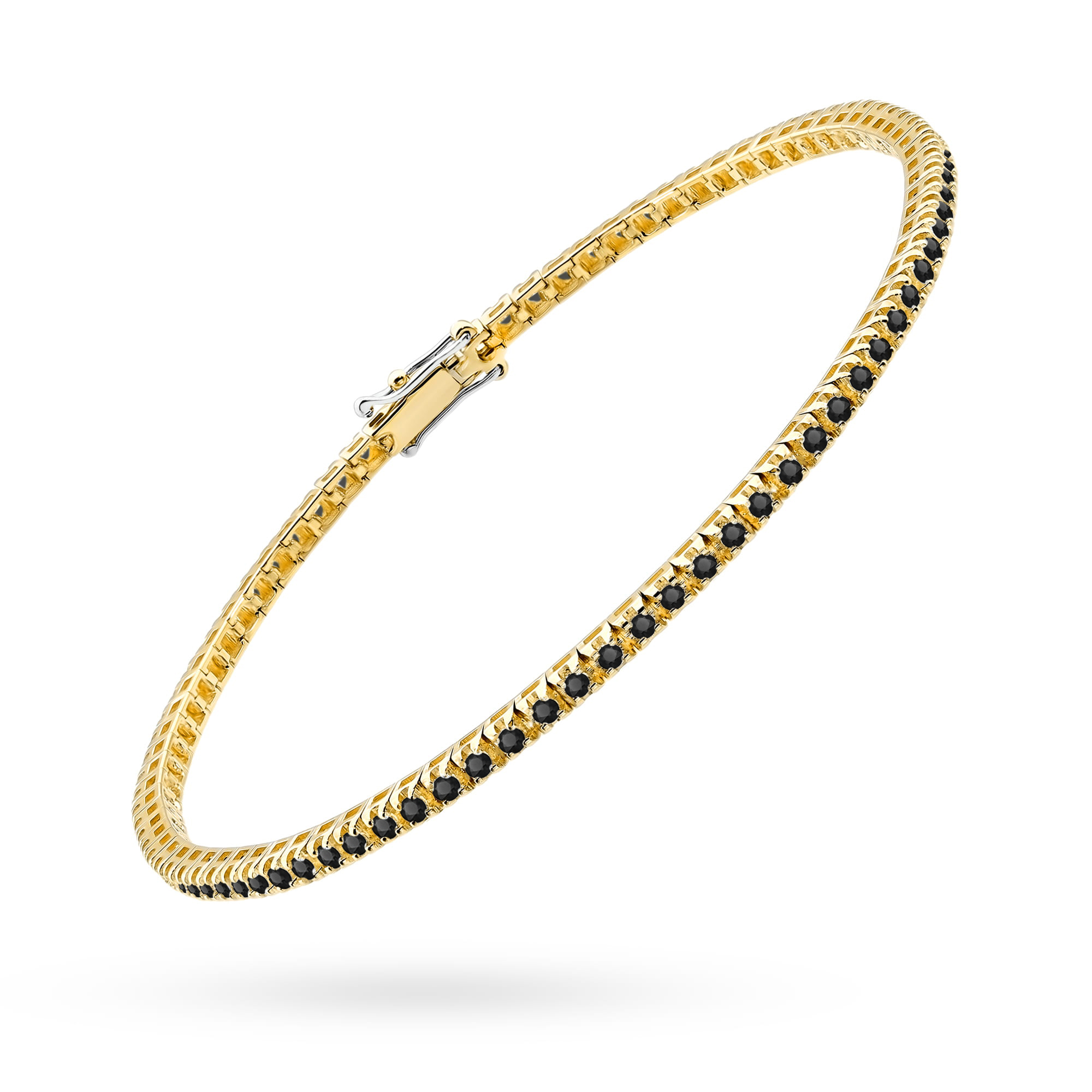 Bransoletka z diamentami 1,07 ct B0031 – żółte złoto próby 585 – widok produktu 2