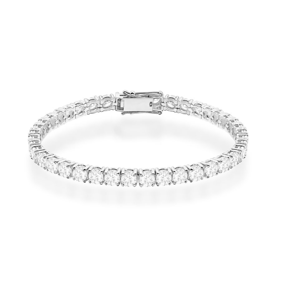 Bransoletka z diamentami 9,25 ct B0039 – białe złoto próby 585 – widok produktu 1