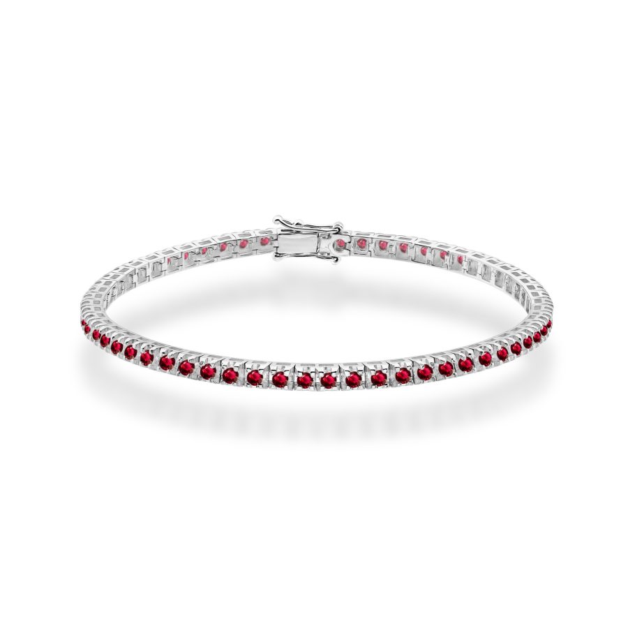 Bransoletka z diamentami 2,95 ct B0031 – białe złoto próby 585 – widok produktu 1