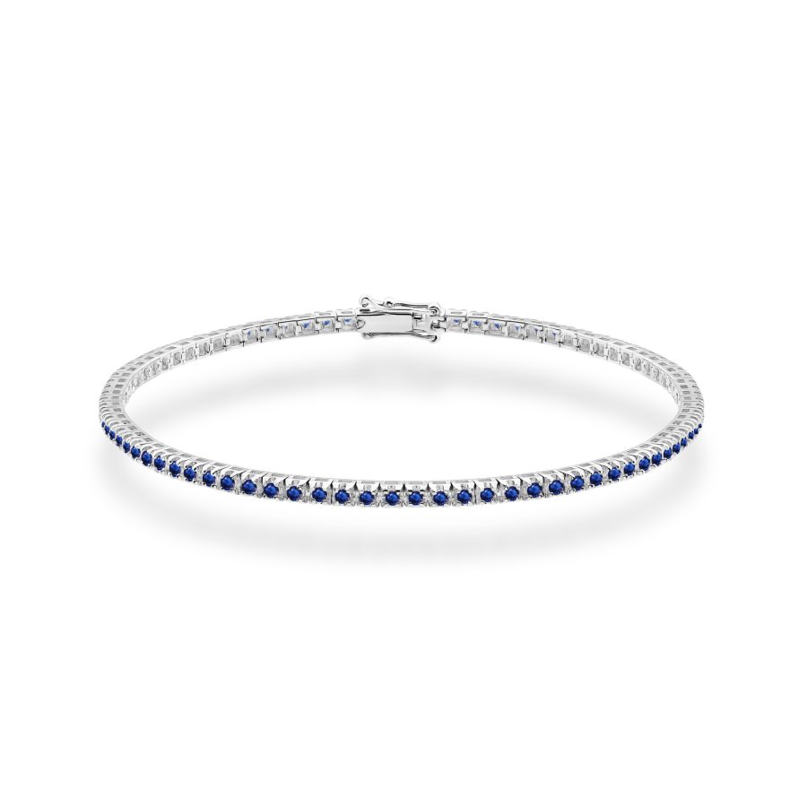 Bransoletka z diamentami 1,48 ct B0031 – białe złoto próby 585 – widok produktu 1