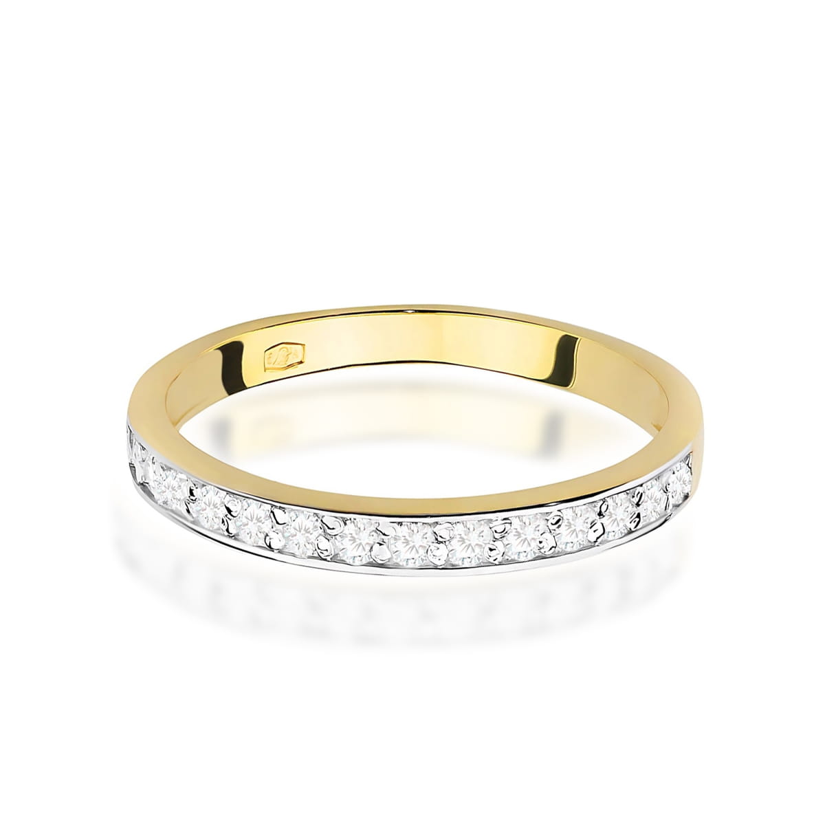 Ring with lab-grown diamonds 0,203 ct – product image 2