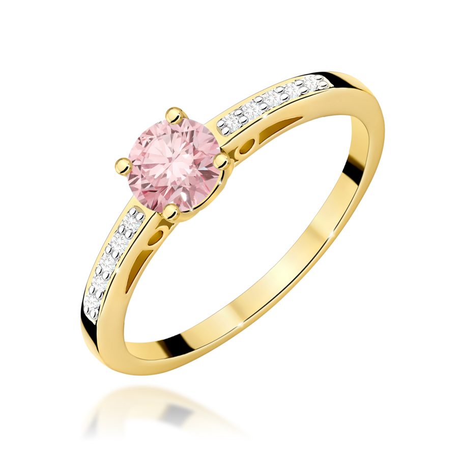 Ring with rose diamond lab-grown 0,50 ct – product image 1