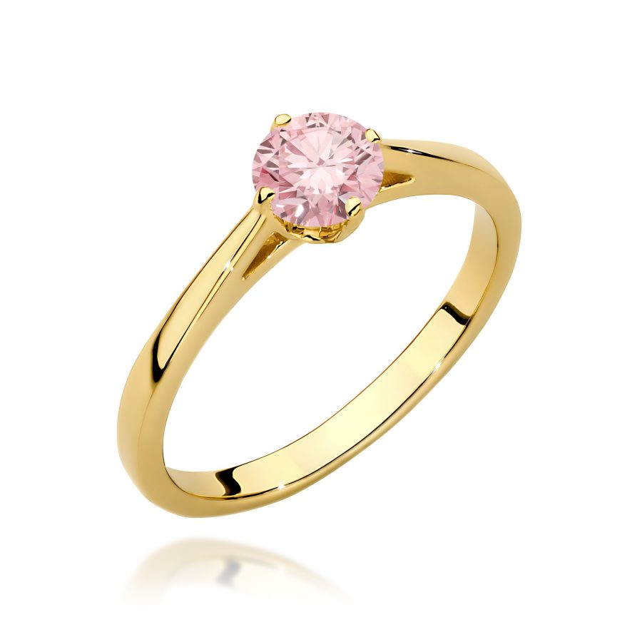 Ring with rose diamond lab-grown 0,50 ct – product image 1